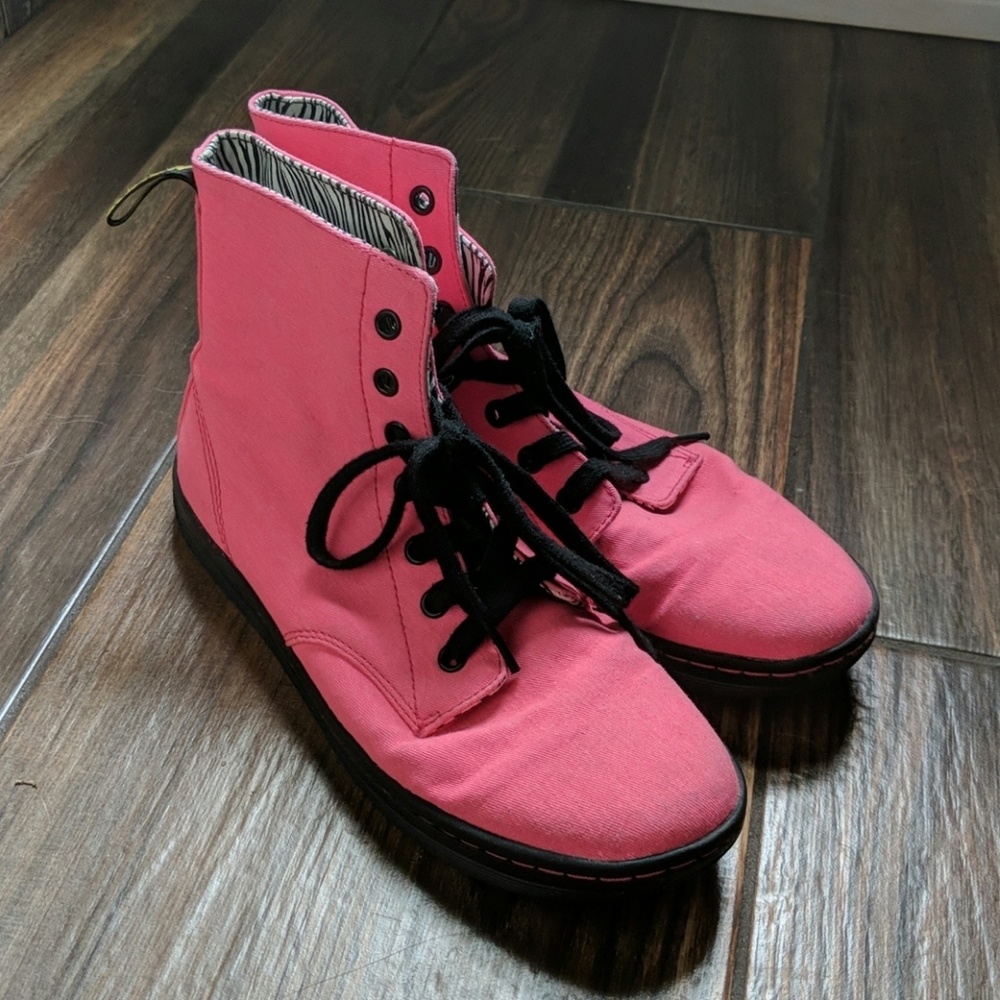 Pink Dr. Martens